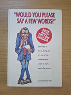 Would You Please Say a Few Words? – Norman Nel (Second Hand Book)