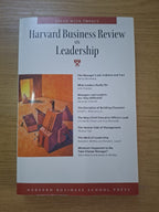 Harvard Business Review on Leadership (Second Hand Book)