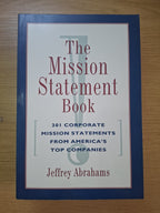 The Mission Statement Book – Jeffrey Abrahams (Second Hand Book)