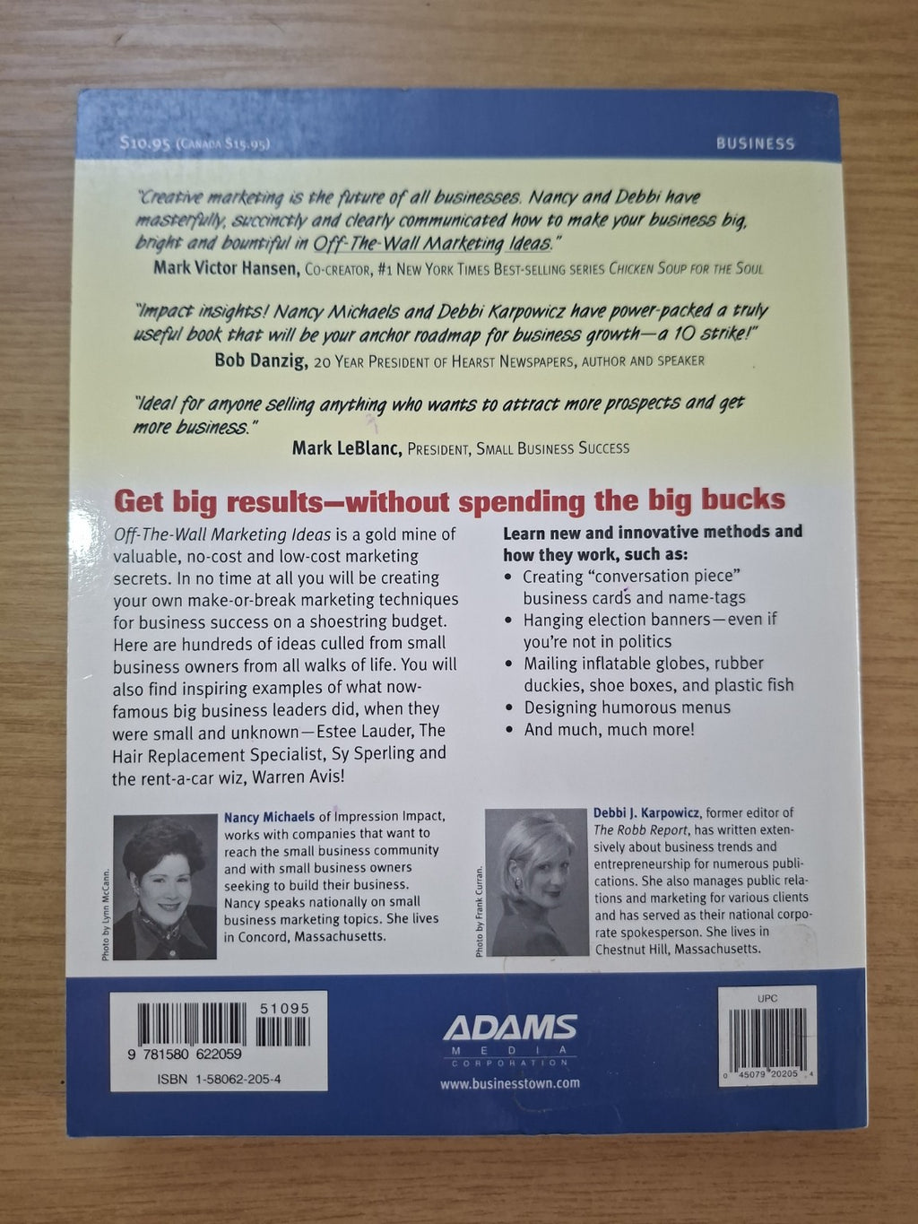 Off-The-Wall Marketing Ideas – Nancy Michaels & Debbi J. Karpowicz (Second Hand Book)