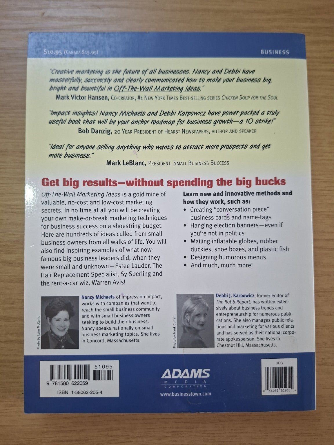 Off-The-Wall Marketing Ideas – Nancy Michaels & Debbi J. Karpowicz (Second Hand Book)