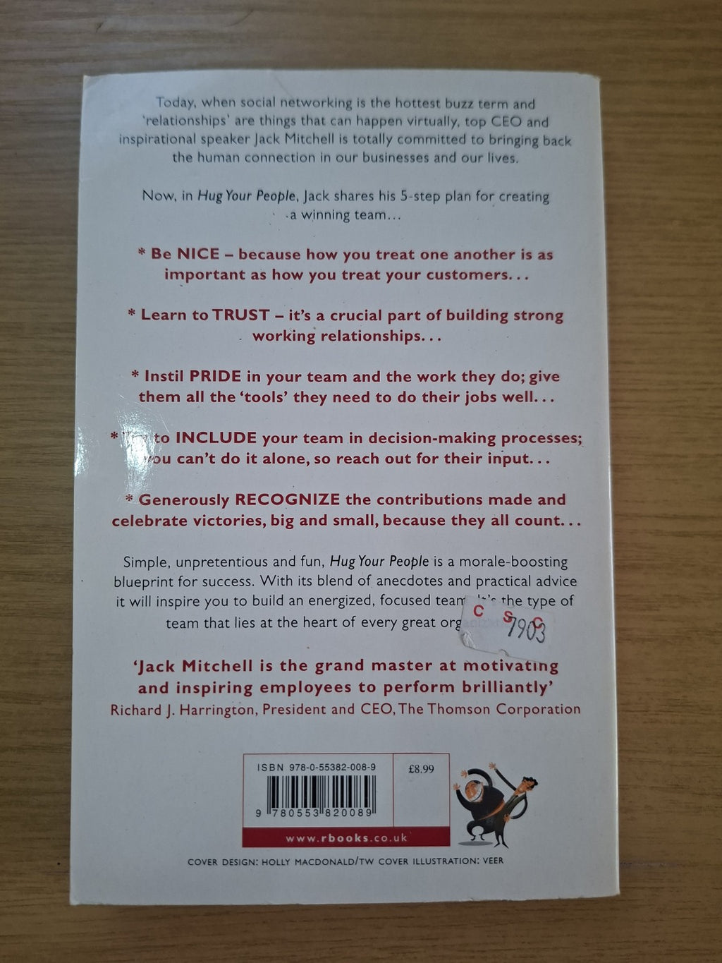 Hug Your People – Jack Mitchell (Second Hand Book)