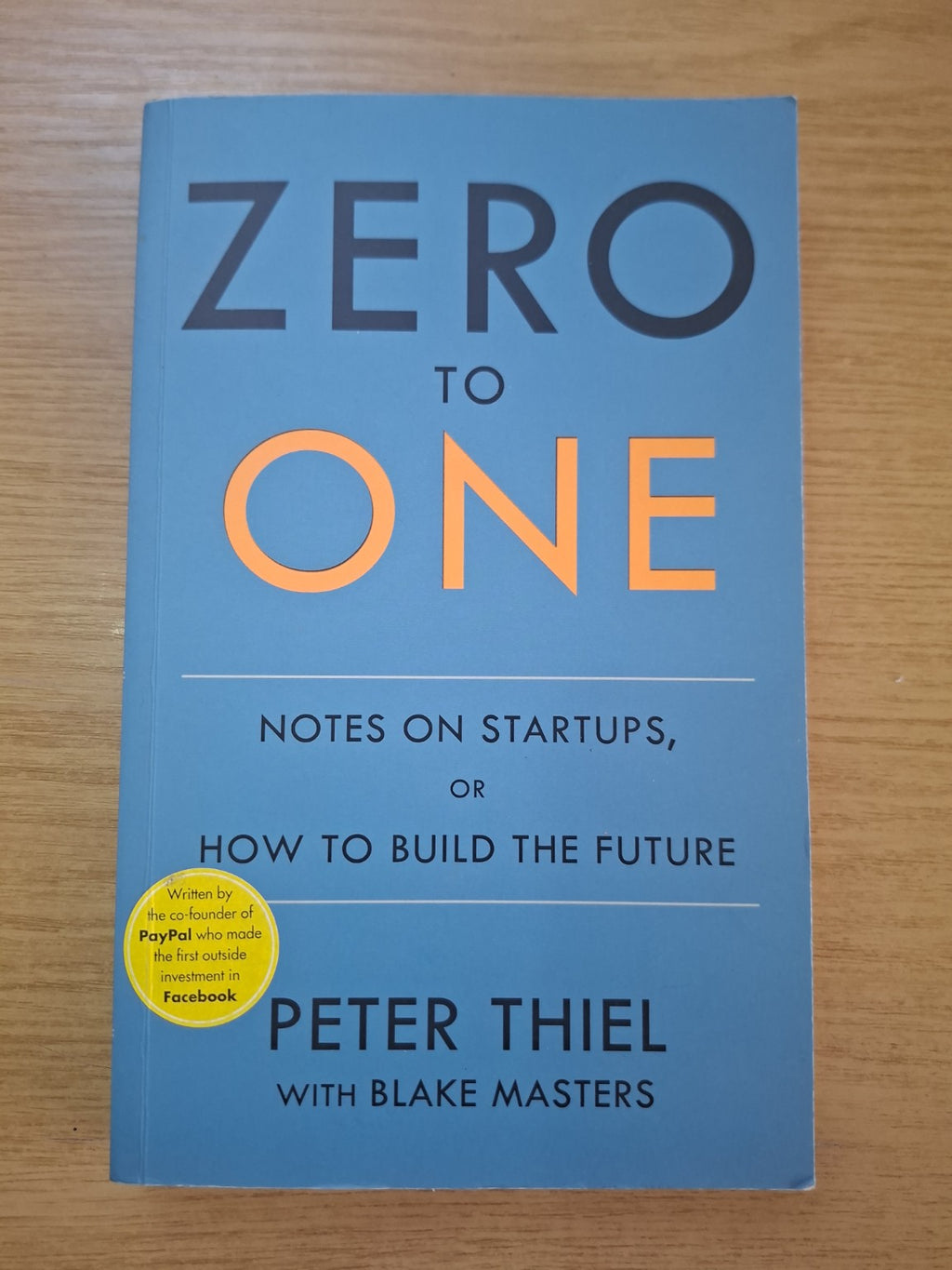 Zero to One – Peter Thiel (Second Hand Book)