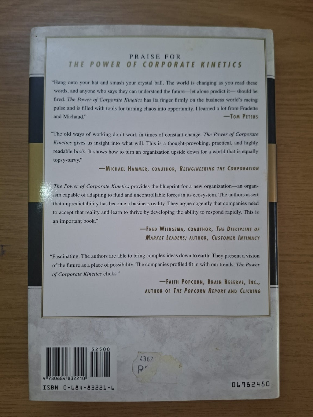 The Power of Corporate Kinetics – Michael Fradette & Steve Michaud (Second Hand Book)