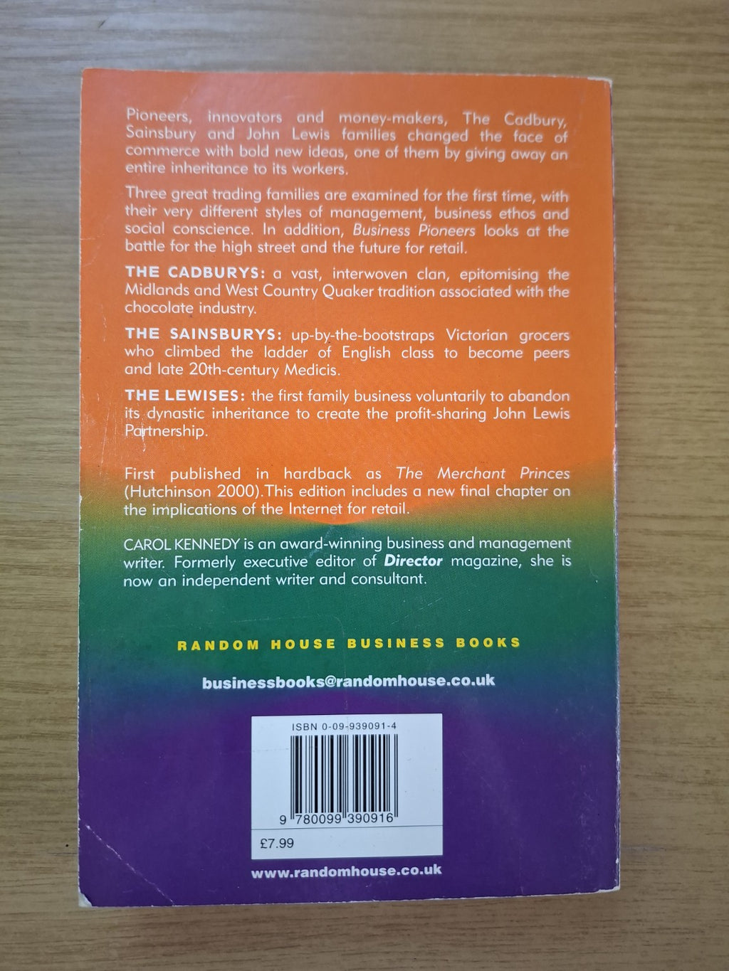Business Pioneers – Carol Kennedy (Second Hand Book)