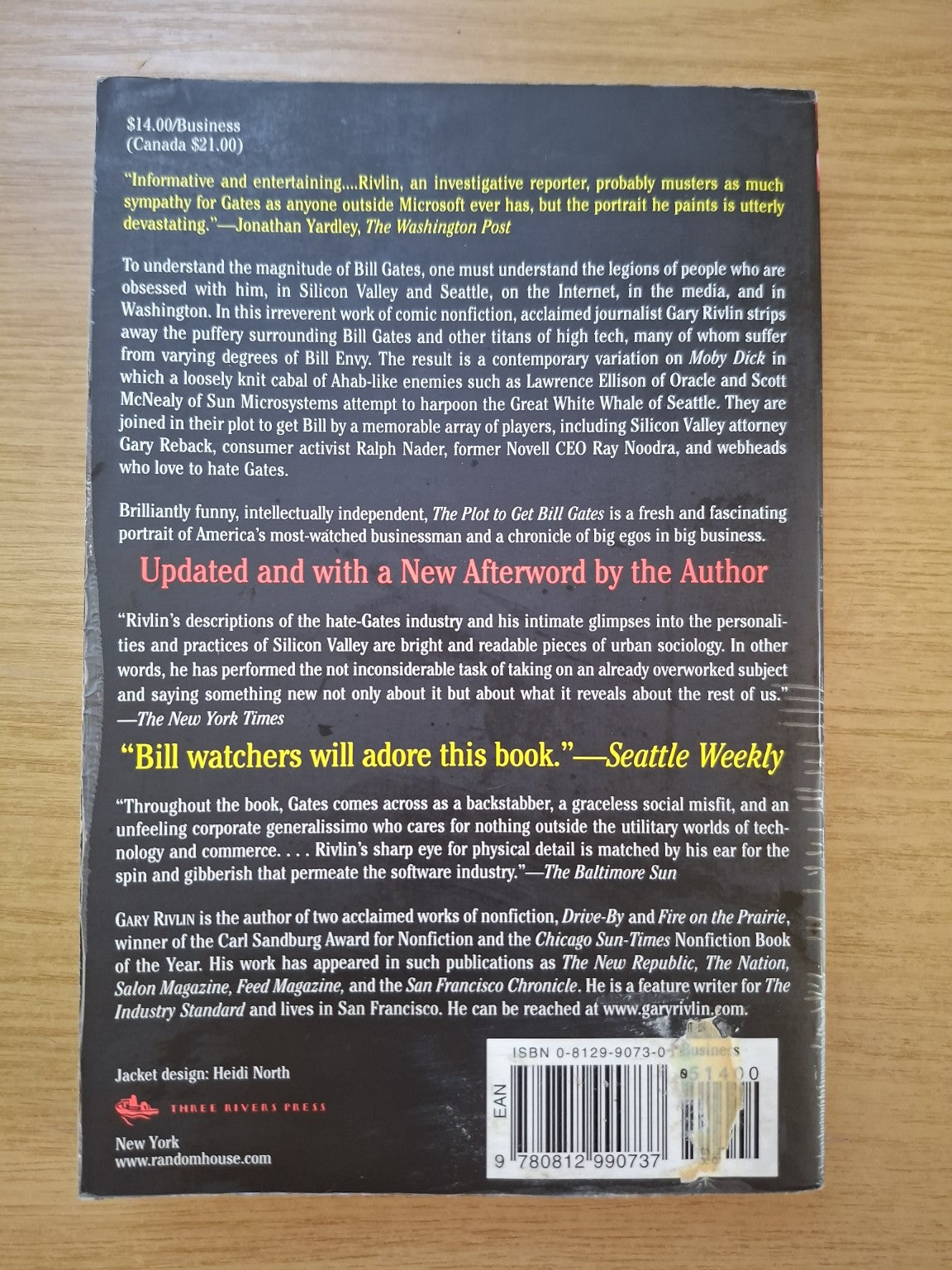 The Plot to Get Bill Gates – Gary Rivlin (Second Hand Book)