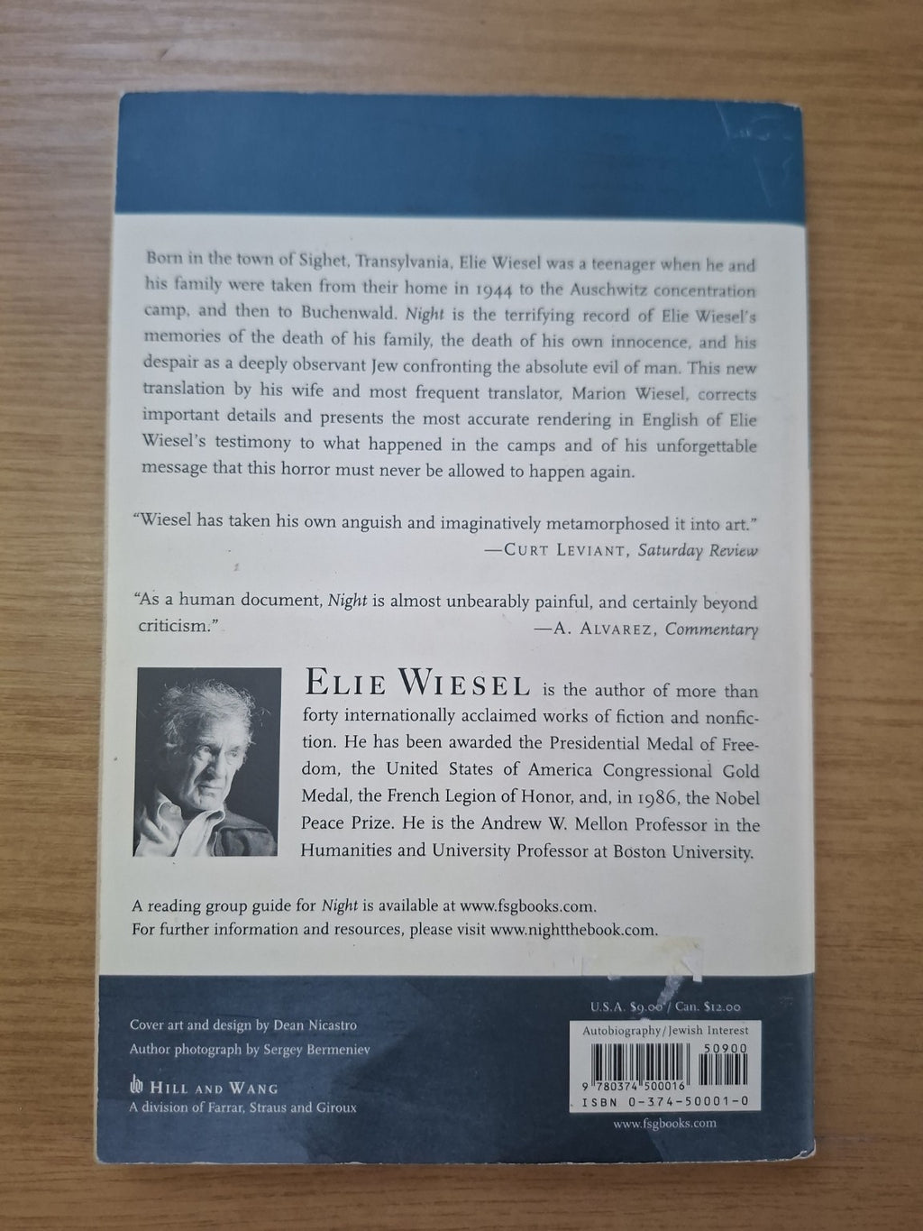 Night – Elie Wiesel (Second Hand Book)