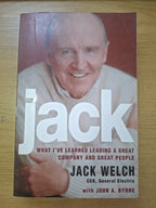 Jack: What I’ve Learned Leading a Great Company and Great People – Jack Welch (Second Hand Book)