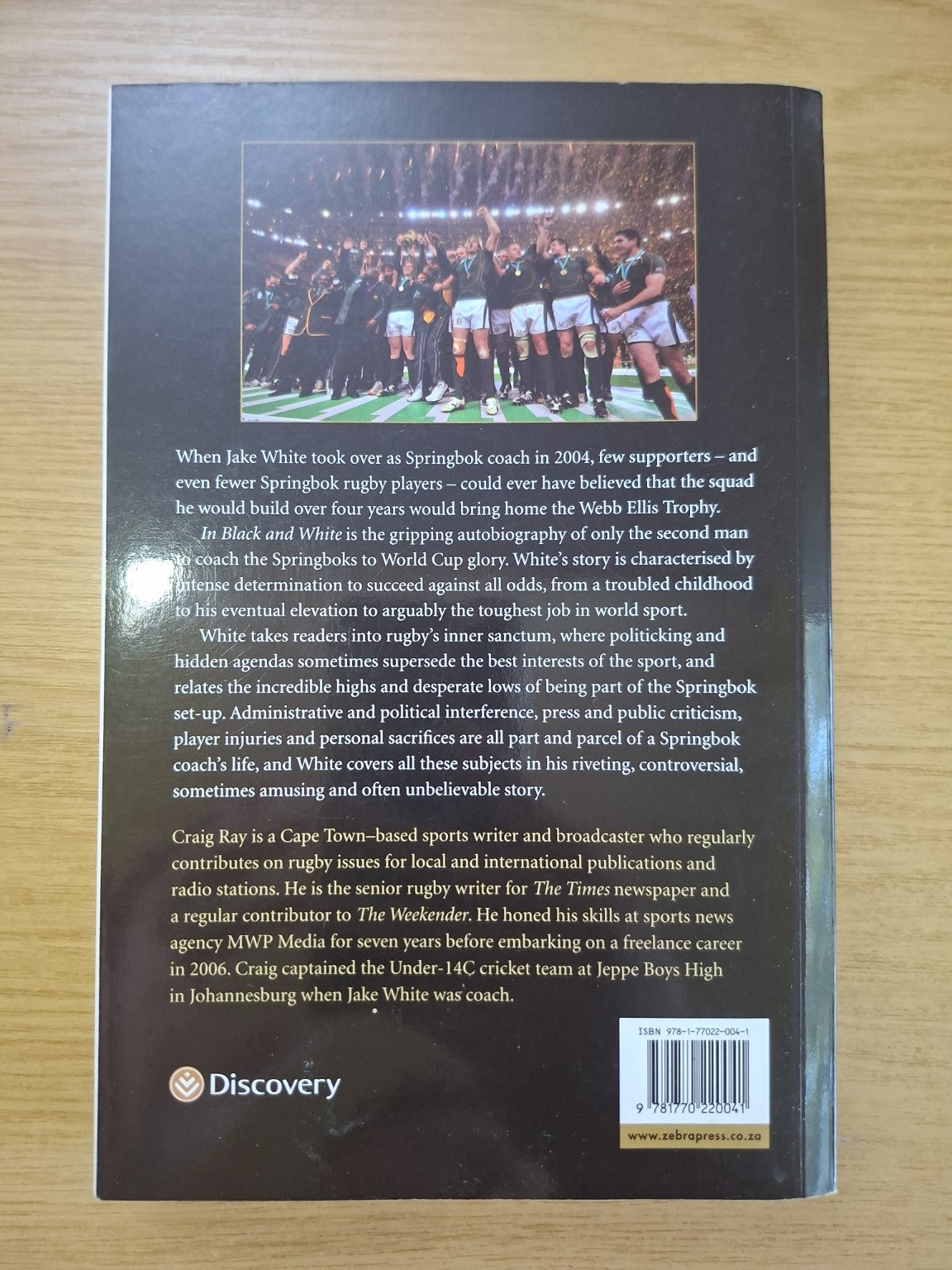 In Black and White: The Jake White Story – Jake White (Second Hand Book)