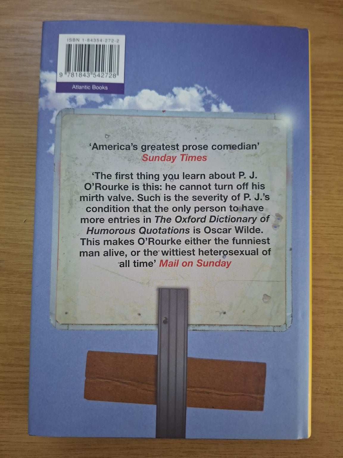 Peace Kills – P. J. O’Rourke (Second Hand Book)