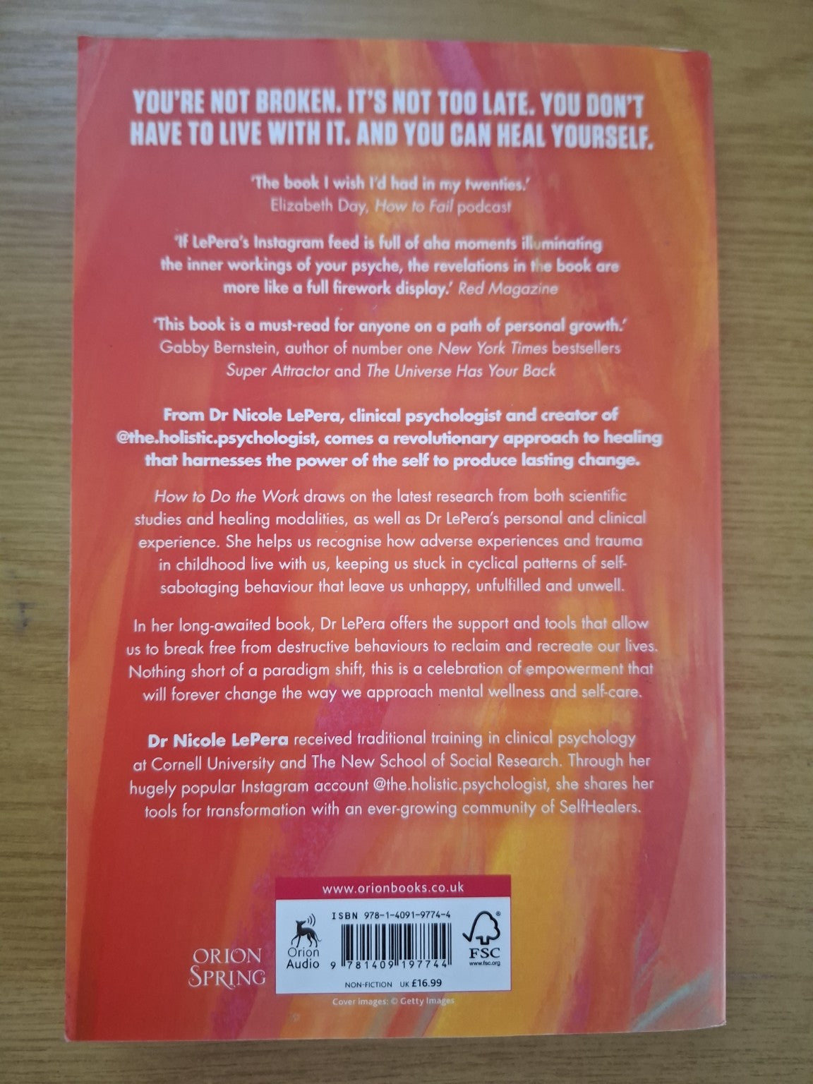 How to Do the Work – Dr Nicole LePera (Second Hand Book)