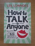 How to Talk to Anyone – Leil Lowndes (Second Hand Book)