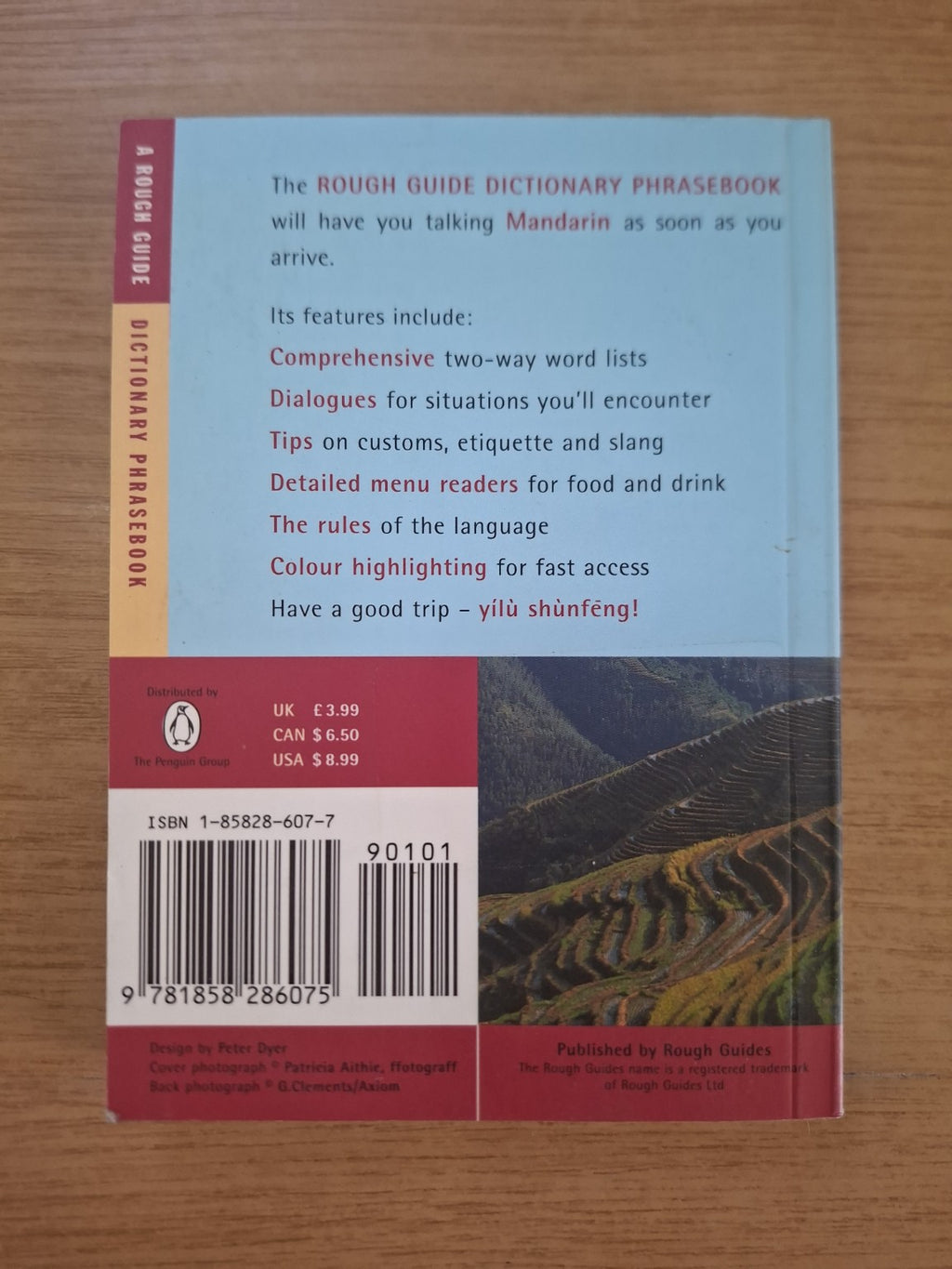 Mandarin Chinese – The Rough Guide Dictionary Phrasebook (Second Hand Book)