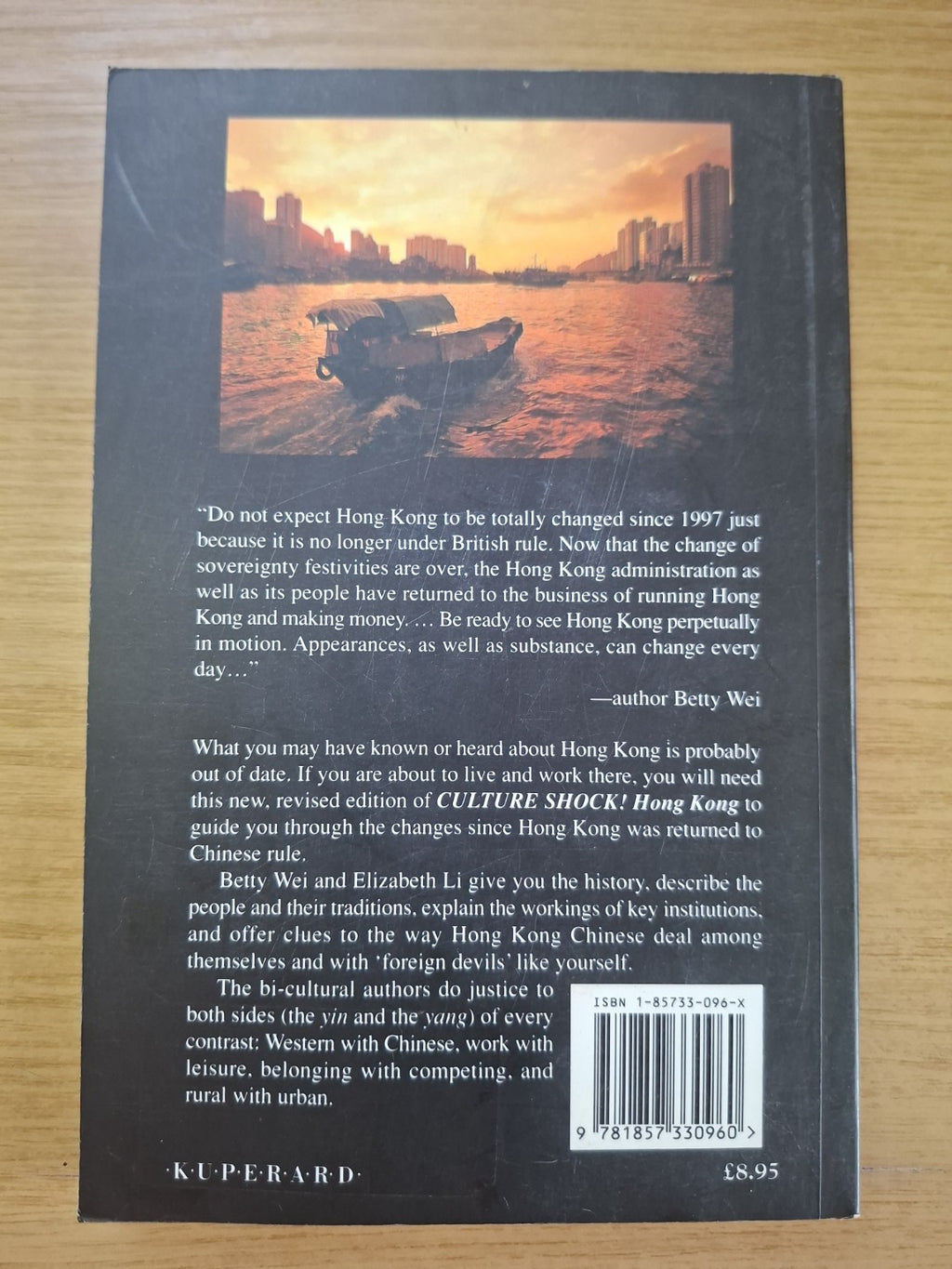 Culture Shock! Hong Kong – Betty Wei & Elizabeth Li (Second Hand Book)