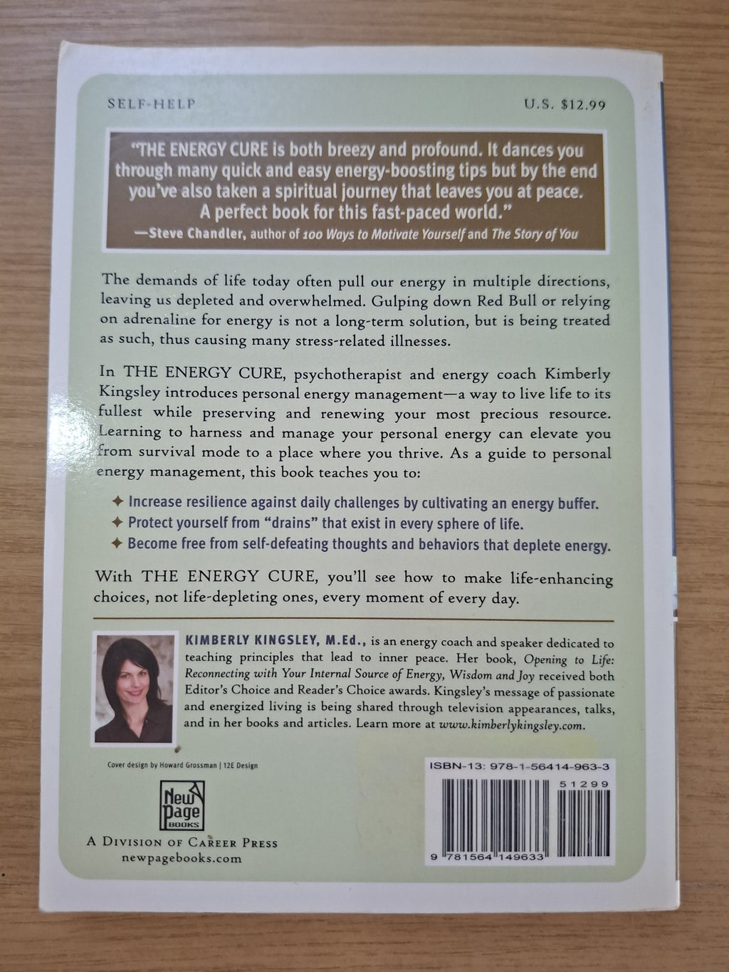 The Energy Cure – Kimberly Kingsley (Second Hand Book)
