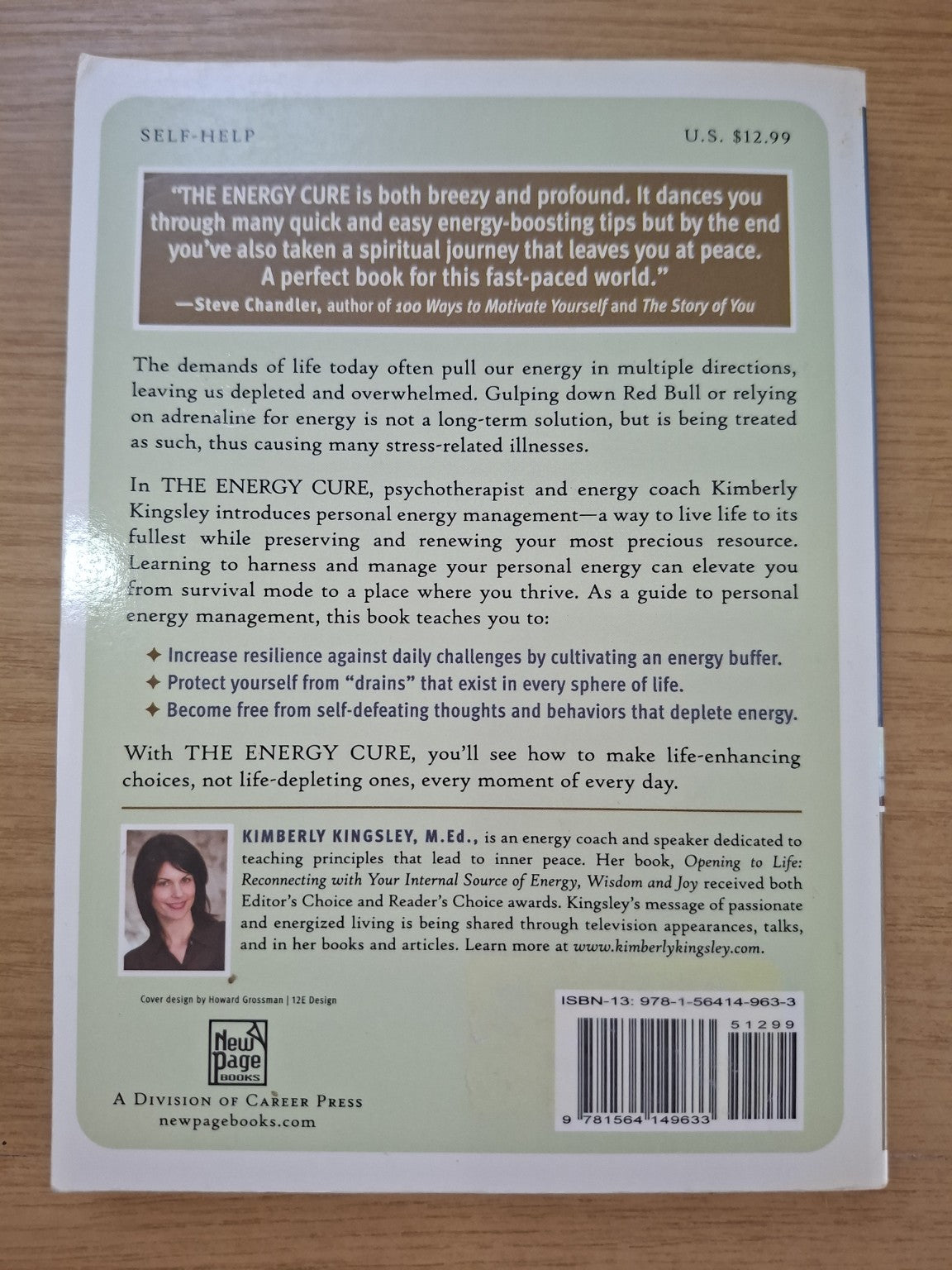 The Energy Cure – Kimberly Kingsley (Second Hand Book)