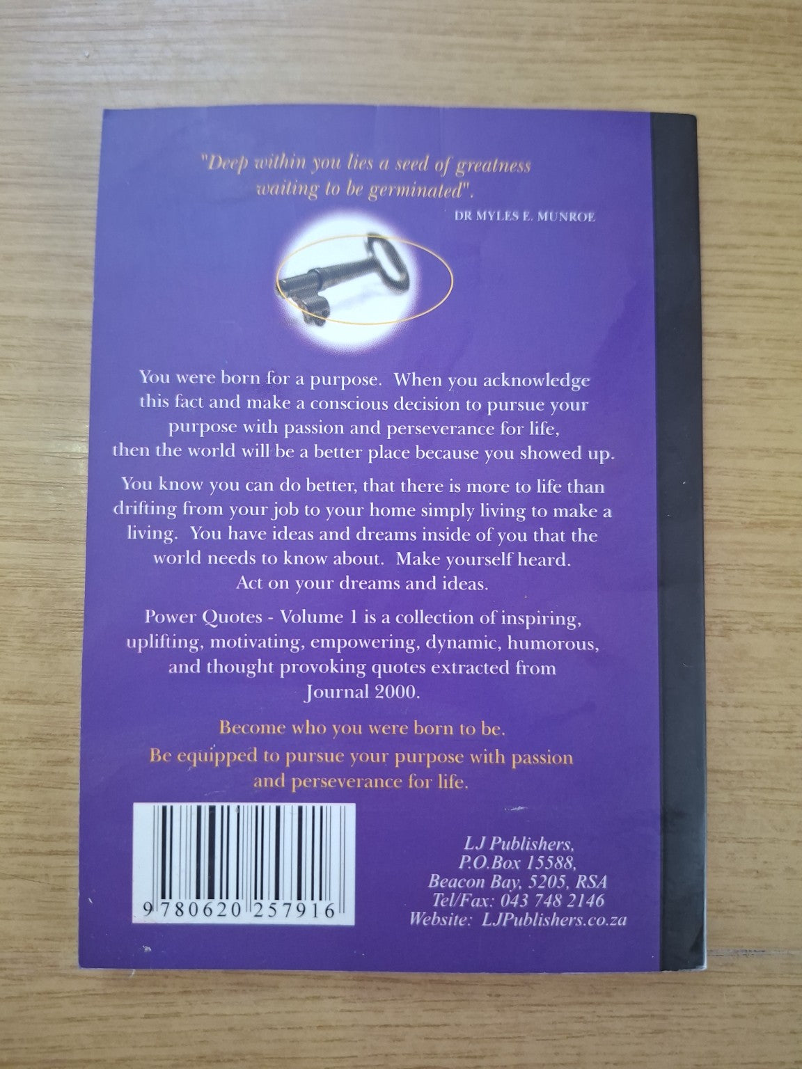 Power Quotes – Volume 1 (Second Hand Book)