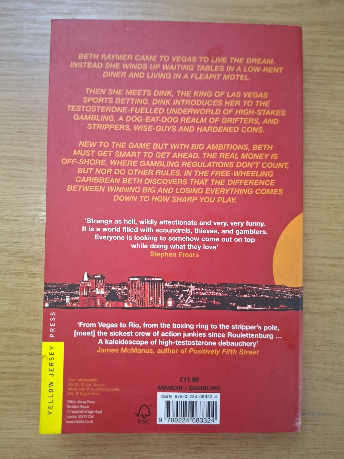 Lay the Favourite – Beth Raymer (Second Hand Book)