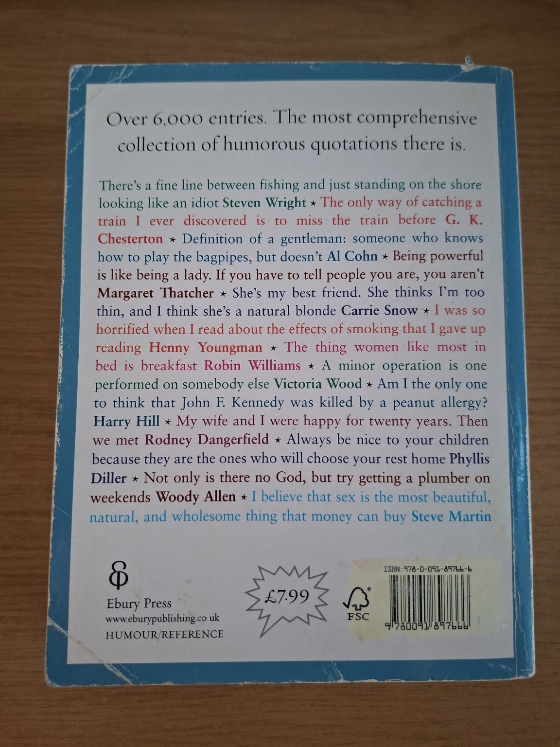 The Funniest Thing You Never Said – Rosemarie Jarski (Second Hand Book)
