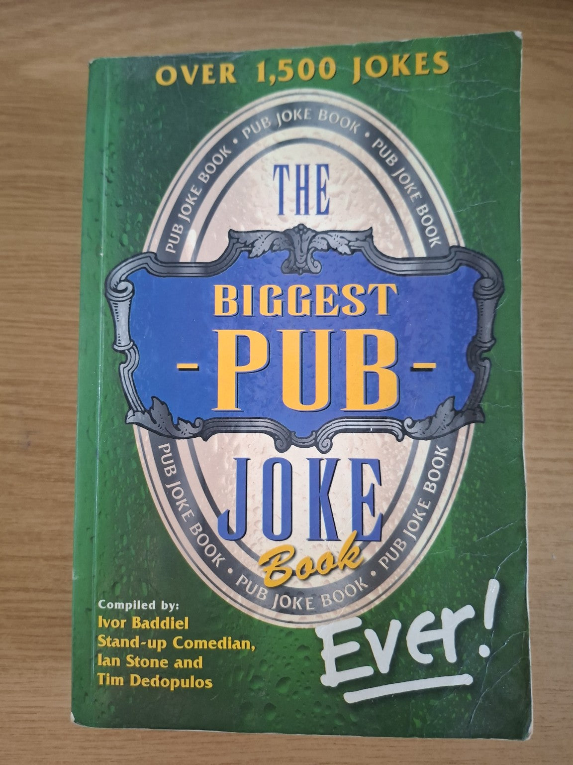 The Biggest Pub Joke Book – Ivor Baddiel (Second Hand Book)