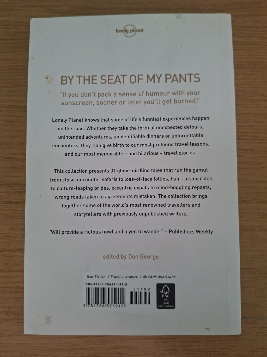 By the Seat of My Pants – Don George (Second Hand Book)