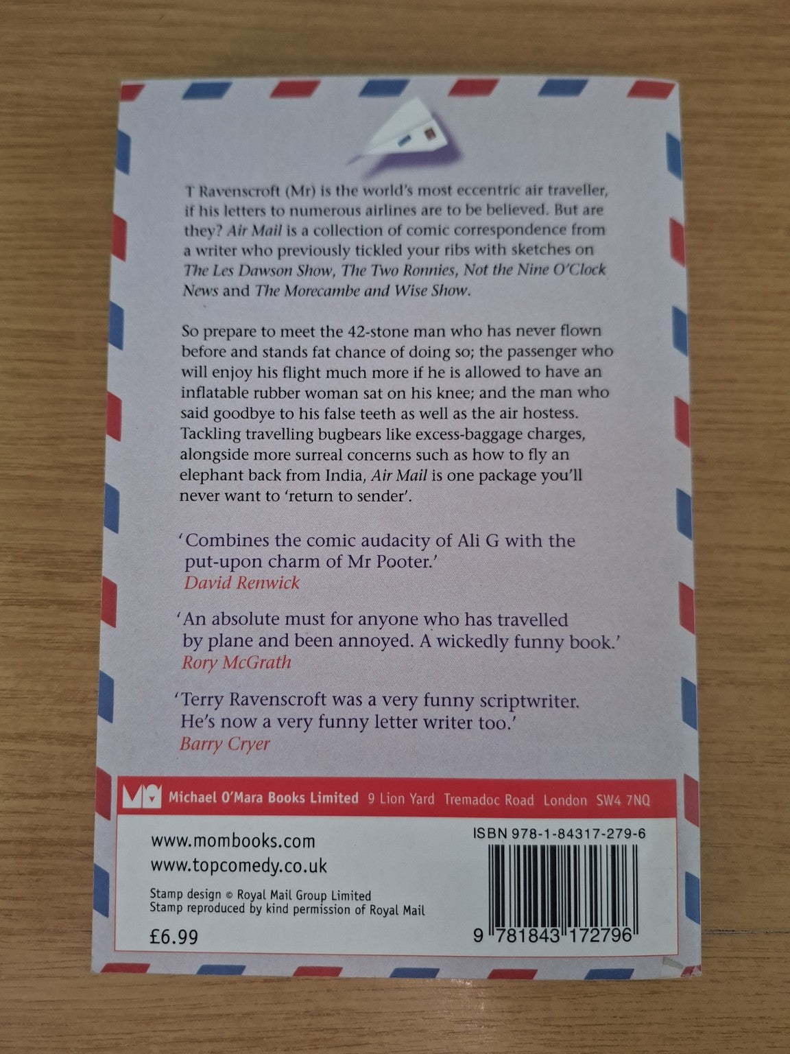 Air Mail – Terry Ravenscroft (Second Hand Book)