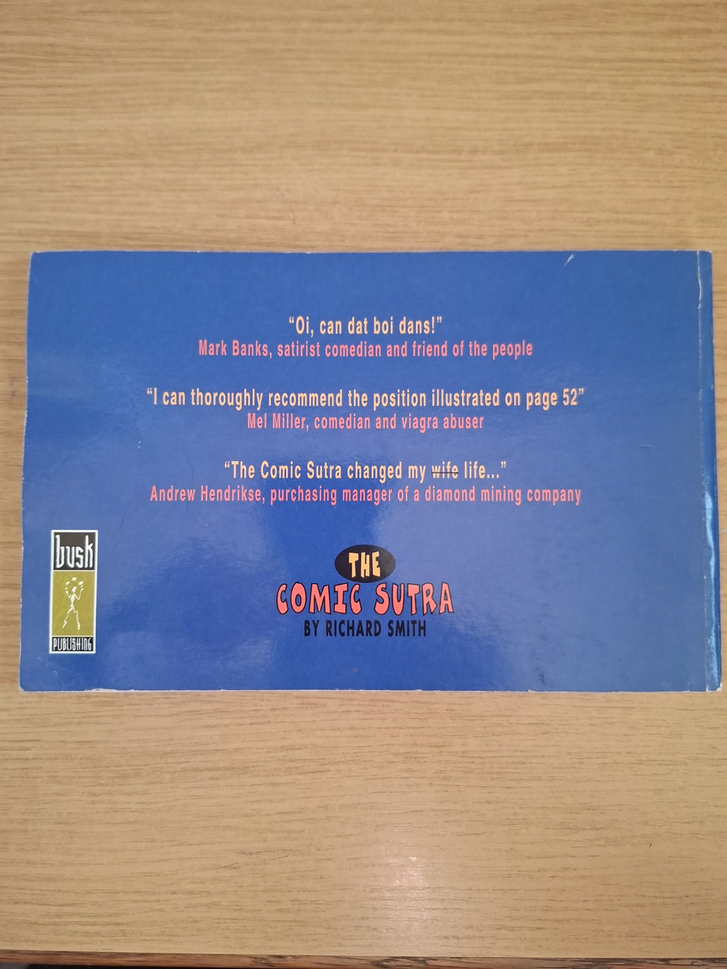 The Comic Sutra – Richard Smith (Second Hand Book)