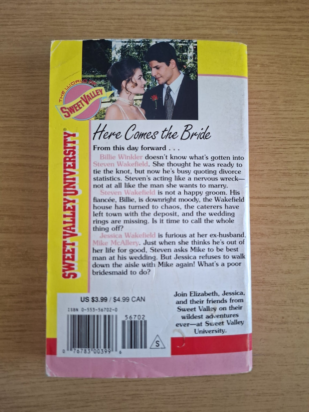 Here Comes the Bride – Francine Pascal (Second Hand Book)