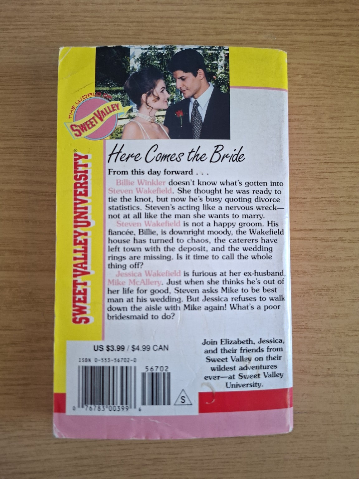 Here Comes the Bride – Francine Pascal (Second Hand Book)