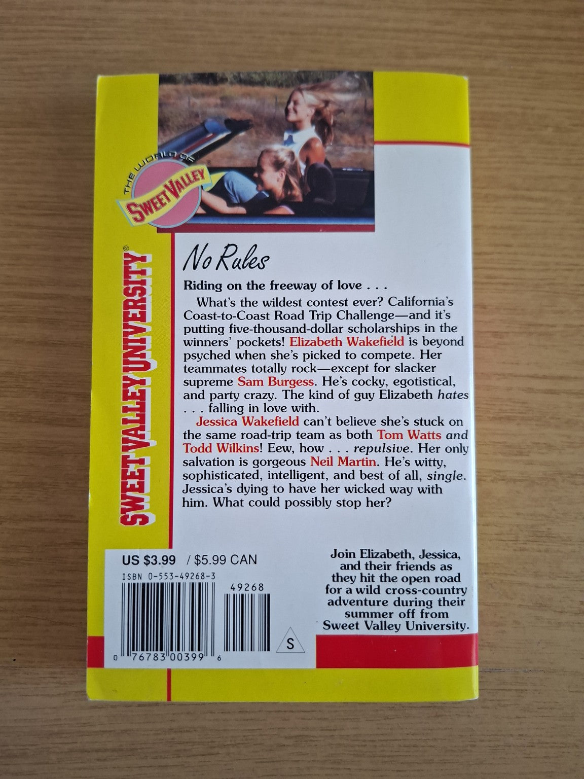 No Rules – Francine Pascal (Second Hand Book)