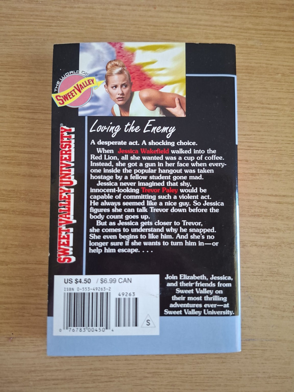 Loving the Enemy – Francine Pascal (Second Hand Book)