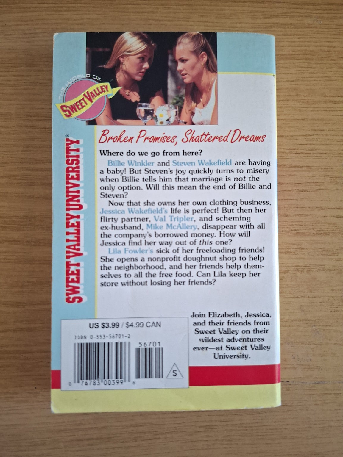 Broken Promises, Shattered Dreams – Francine Pascal (Second Hand Book)