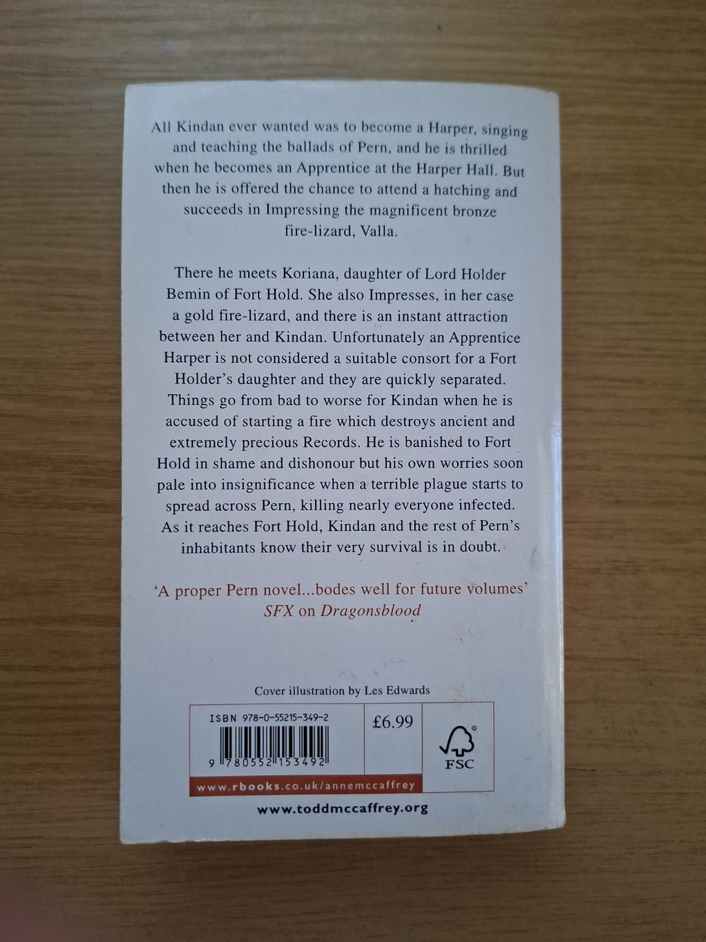 Dragonharper – Anne &amp; Todd McCaffrey (Second Hand Book)