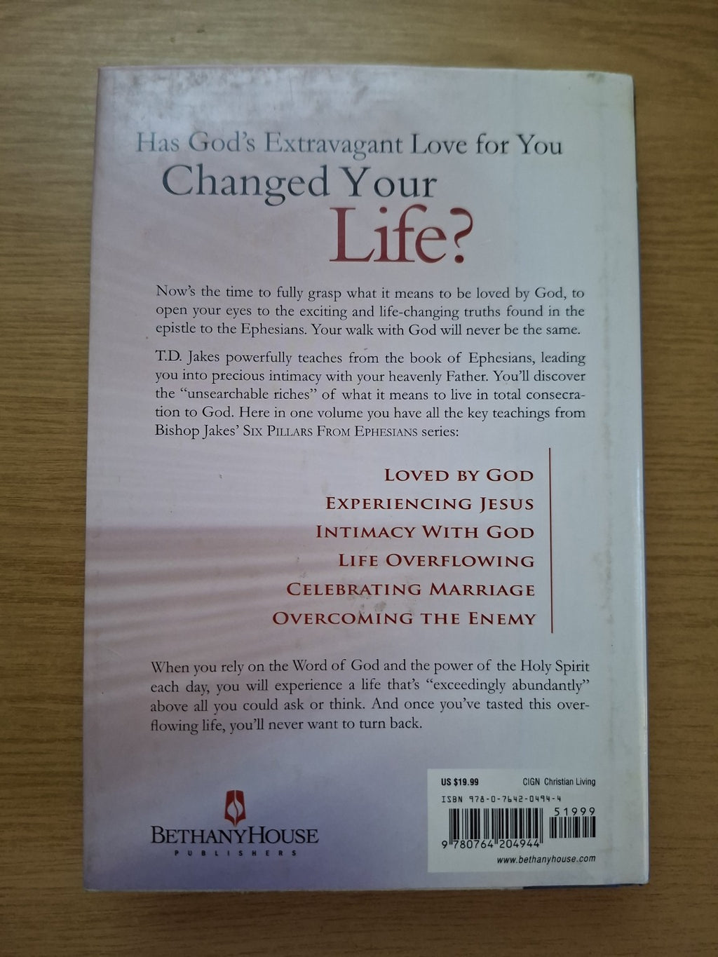 Life Overflowing – T.D. Jakes (Second Hand Book)