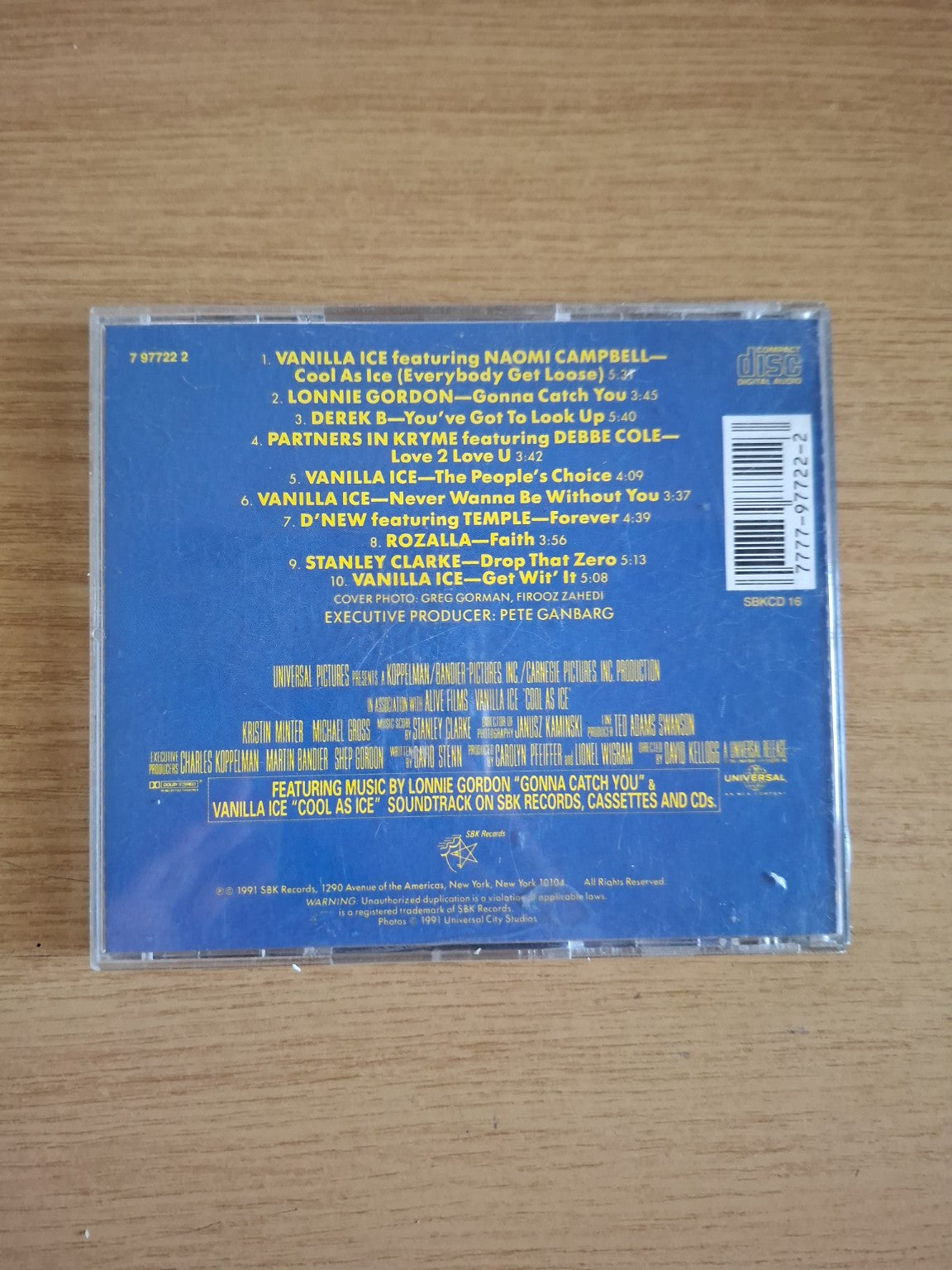 Cool As Ice – Original Motion Picture Soundtrack (Second Hand CD)