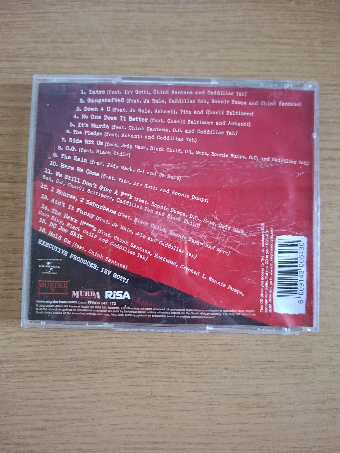 Irv Gotti Presents The Inc – The Inc (Second Hand CD)