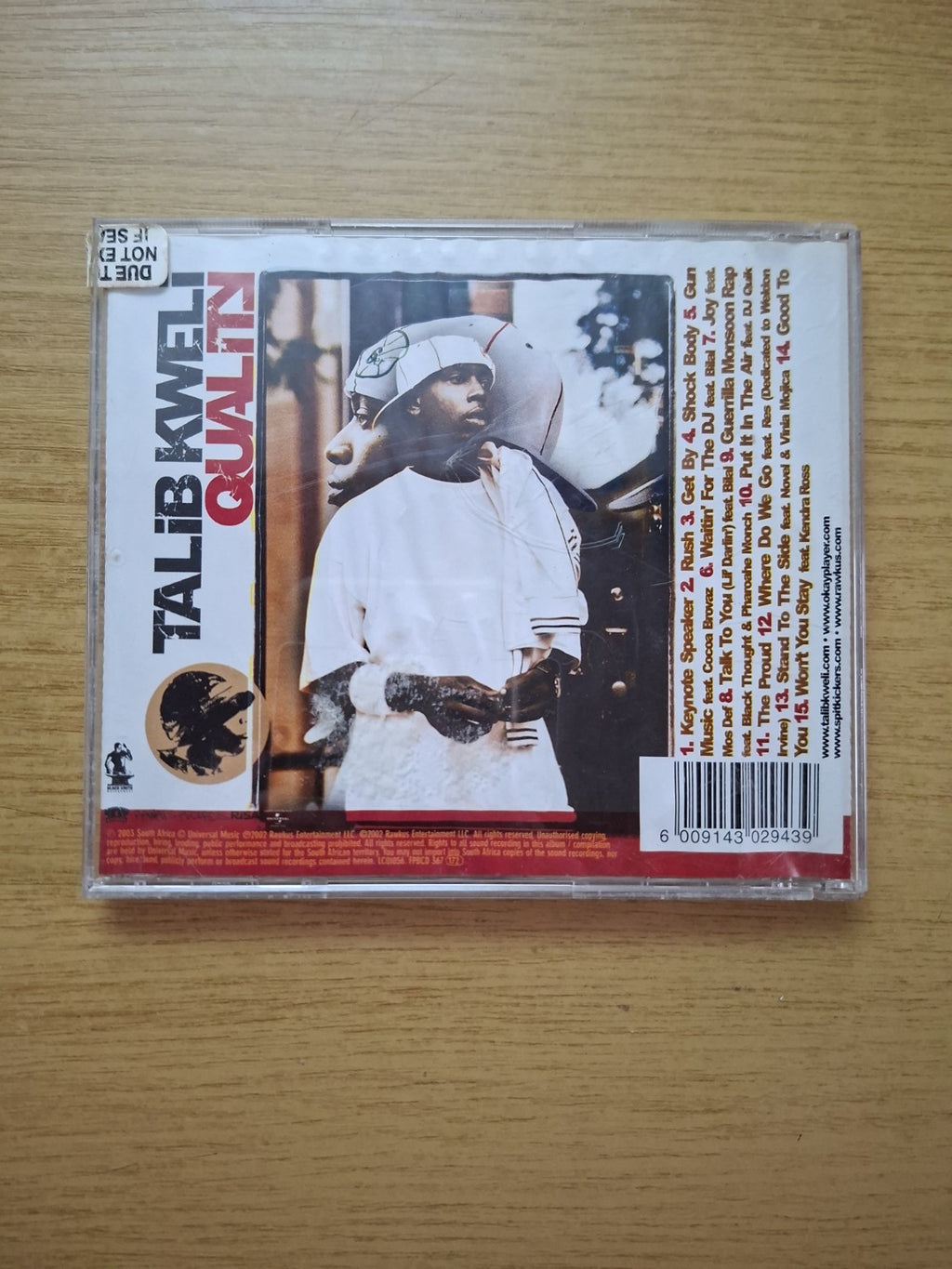 Talib Kweli – Quality (Second Hand CD)