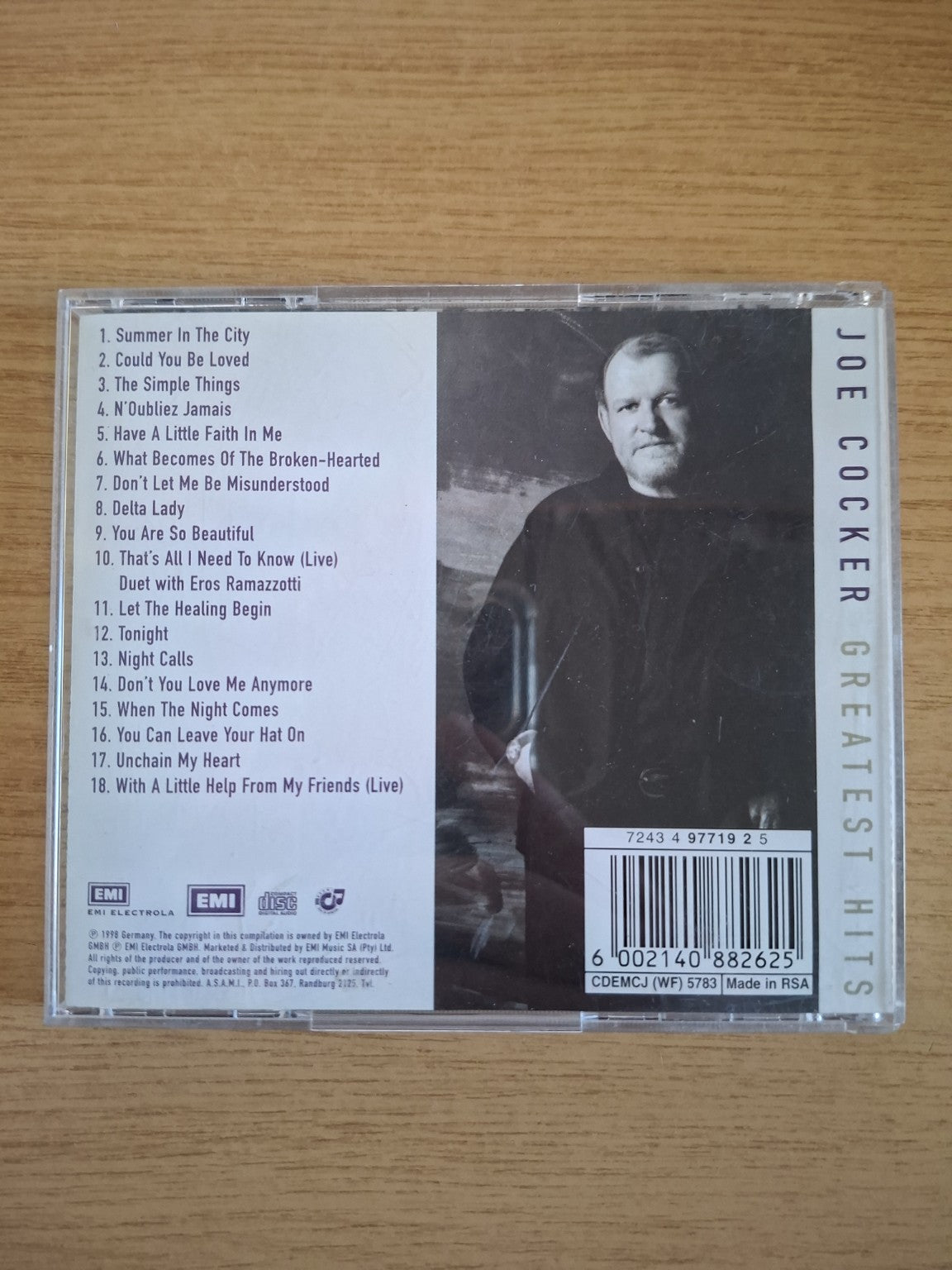 Joe Cocker – Greatest Hits (Second Hand CD)