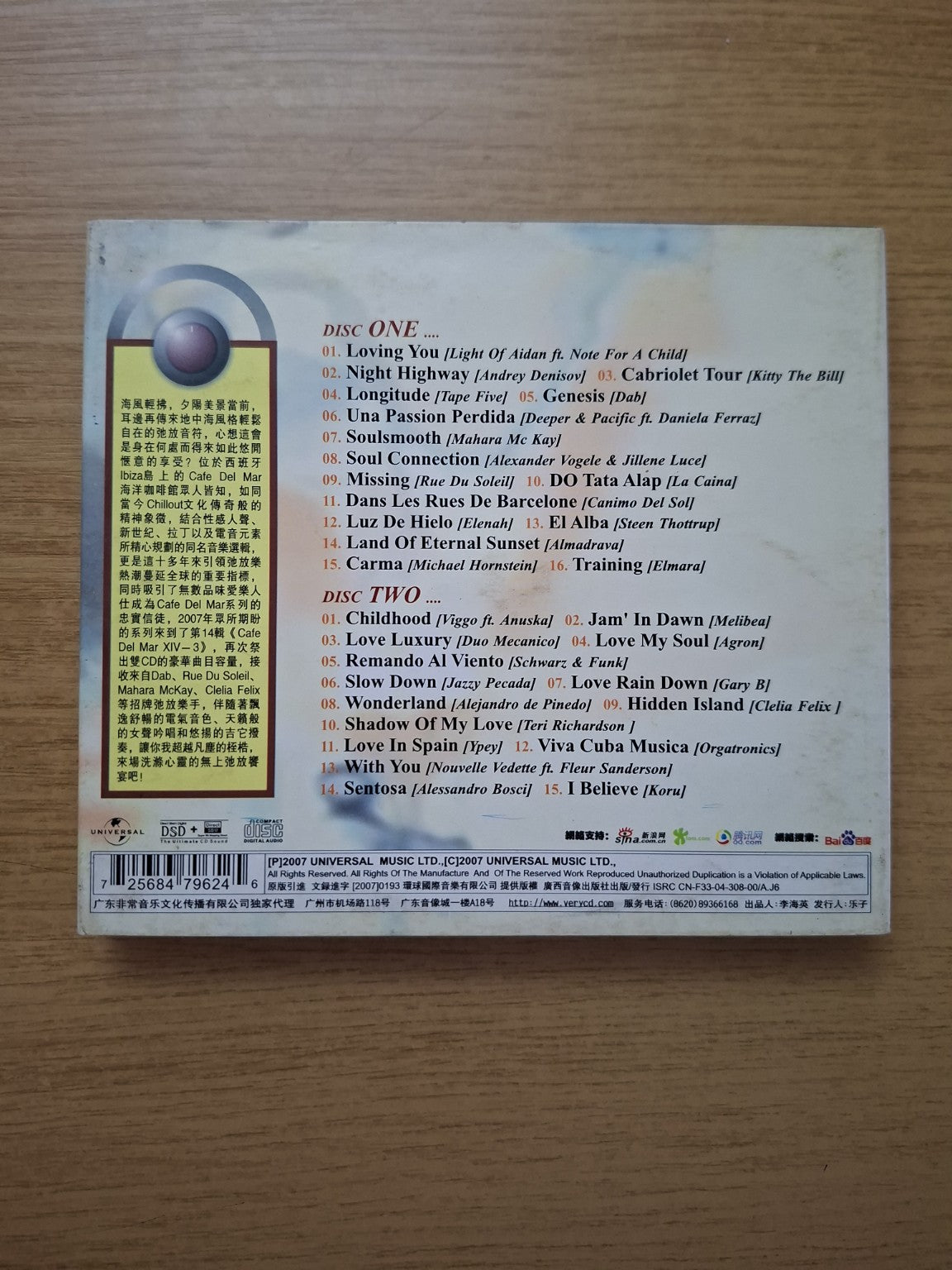 Café del Mar XIV – Volumen Catorce (Second Hand CD)