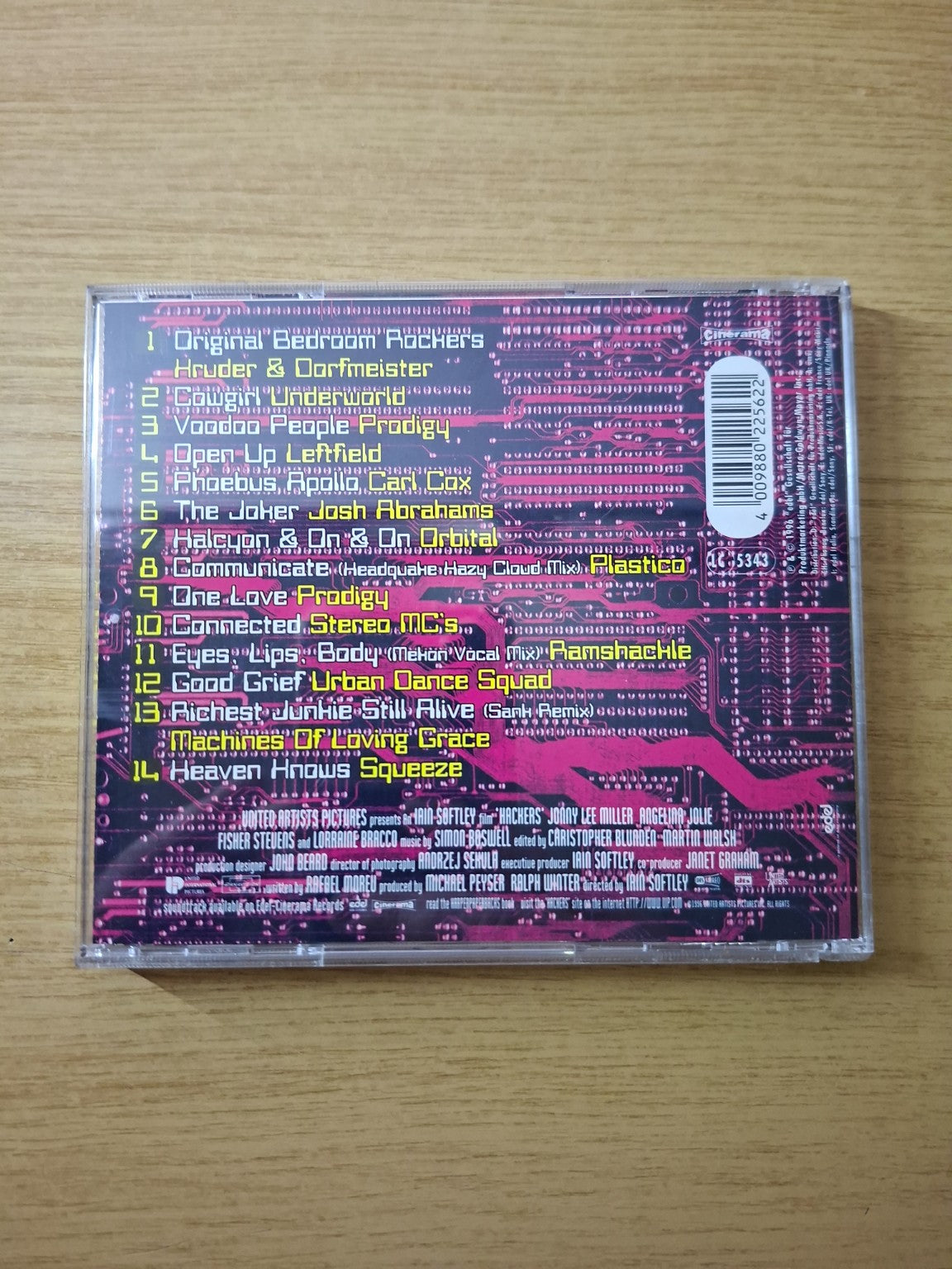 Hackers – Original Motion Picture Soundtrack (Second Hand CD)
