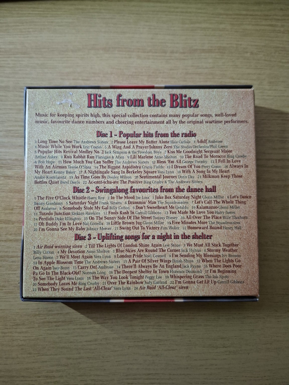 Hits From The Blitz (3CD Box Set) – Second Hand CD