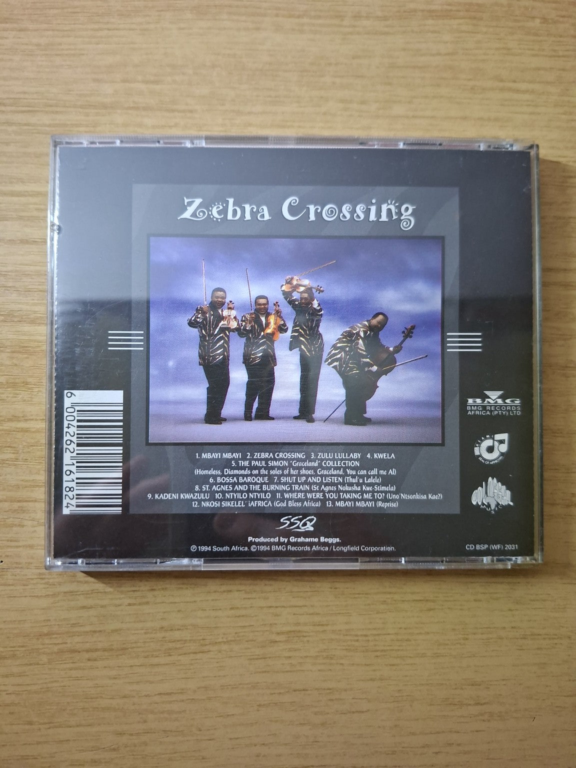 Soweto String Quartet – Zebra Crossing (Second Hand CD)