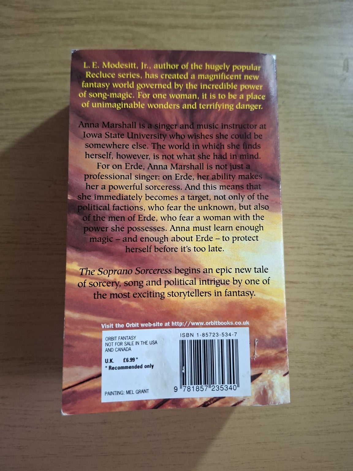 The Soprano Sorceress – L.E. Modesitt Jr. (Second Hand Book)