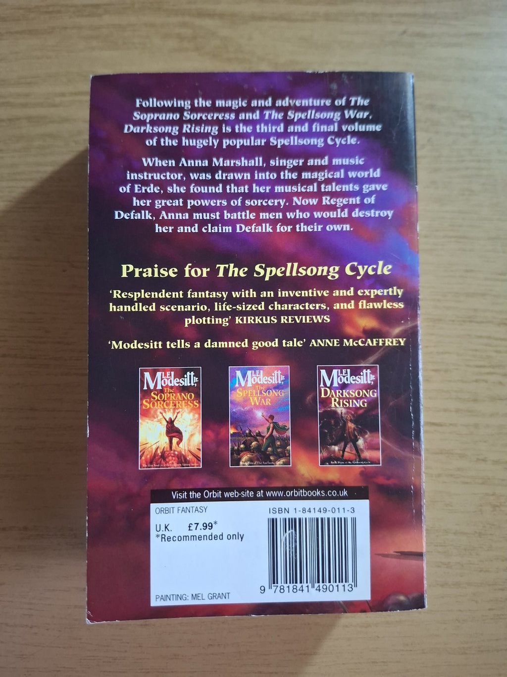 Darksong Rising – L.E. Modesitt Jr. (Second Hand Book)