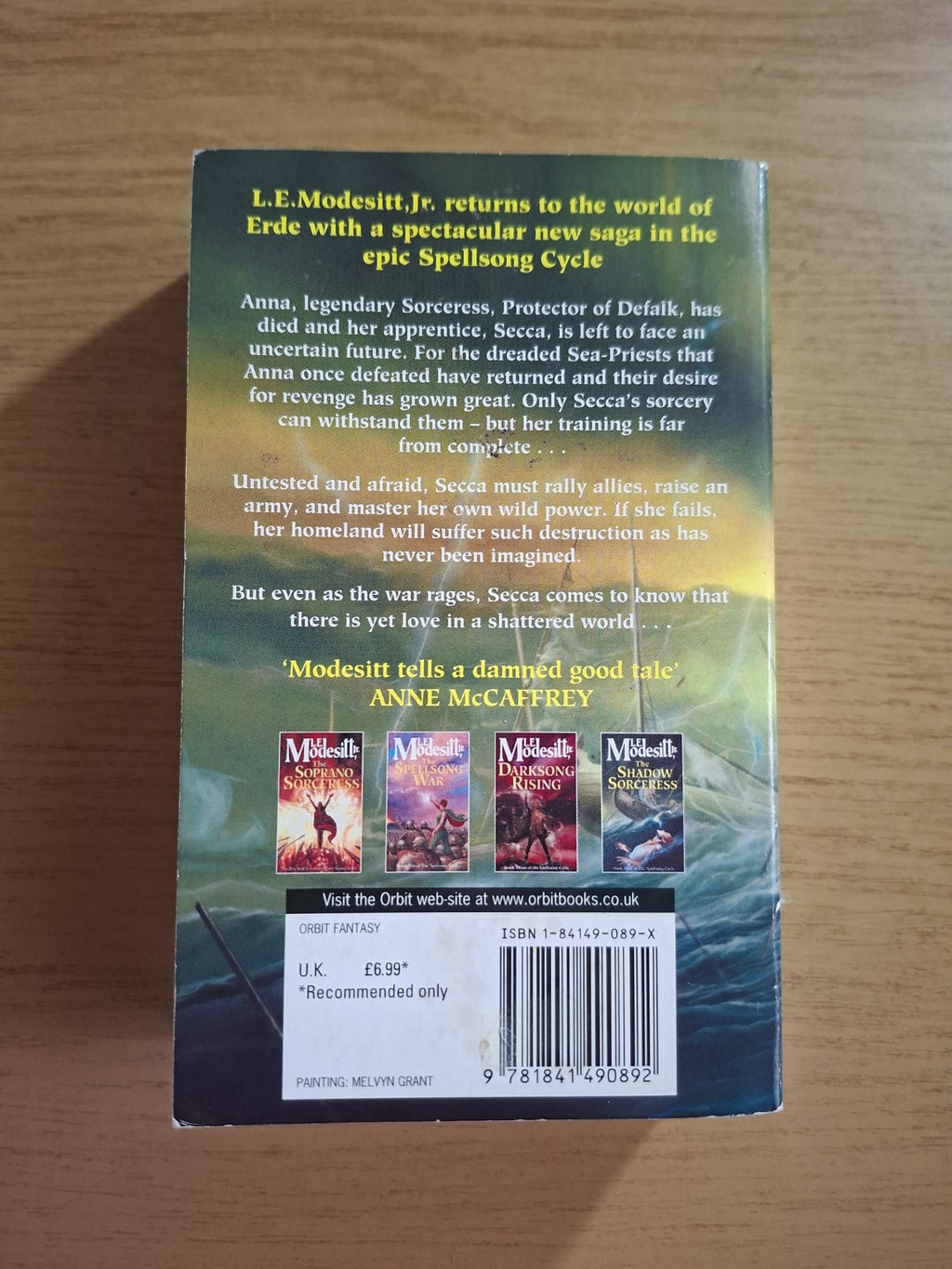 The Shadow Sorceress – L.E. Modesitt Jr. (Second Hand Book)