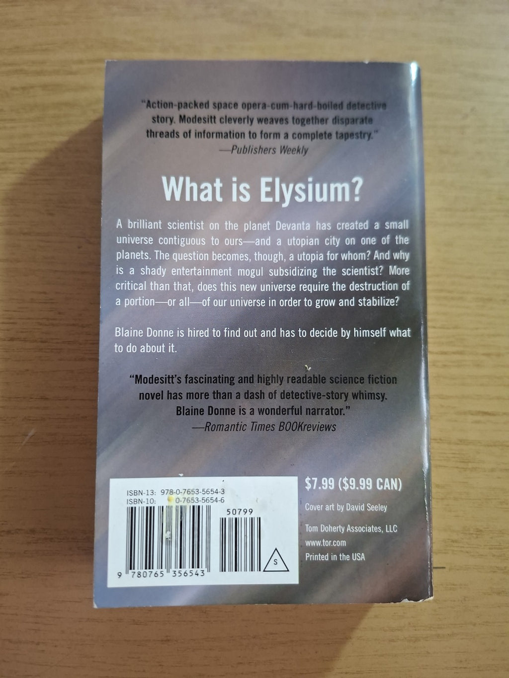 The Elysium Commission – L.E. Modesitt Jr. (Second Hand Book)