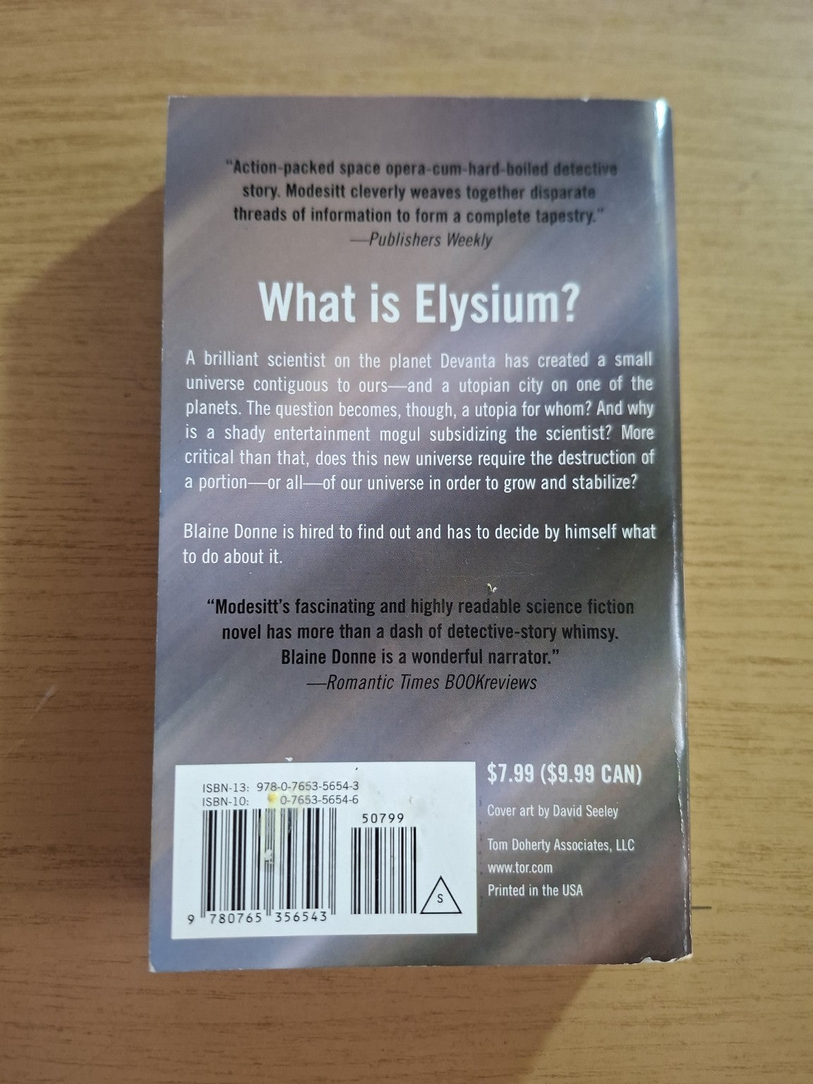 The Elysium Commission – L.E. Modesitt Jr. (Second Hand Book)