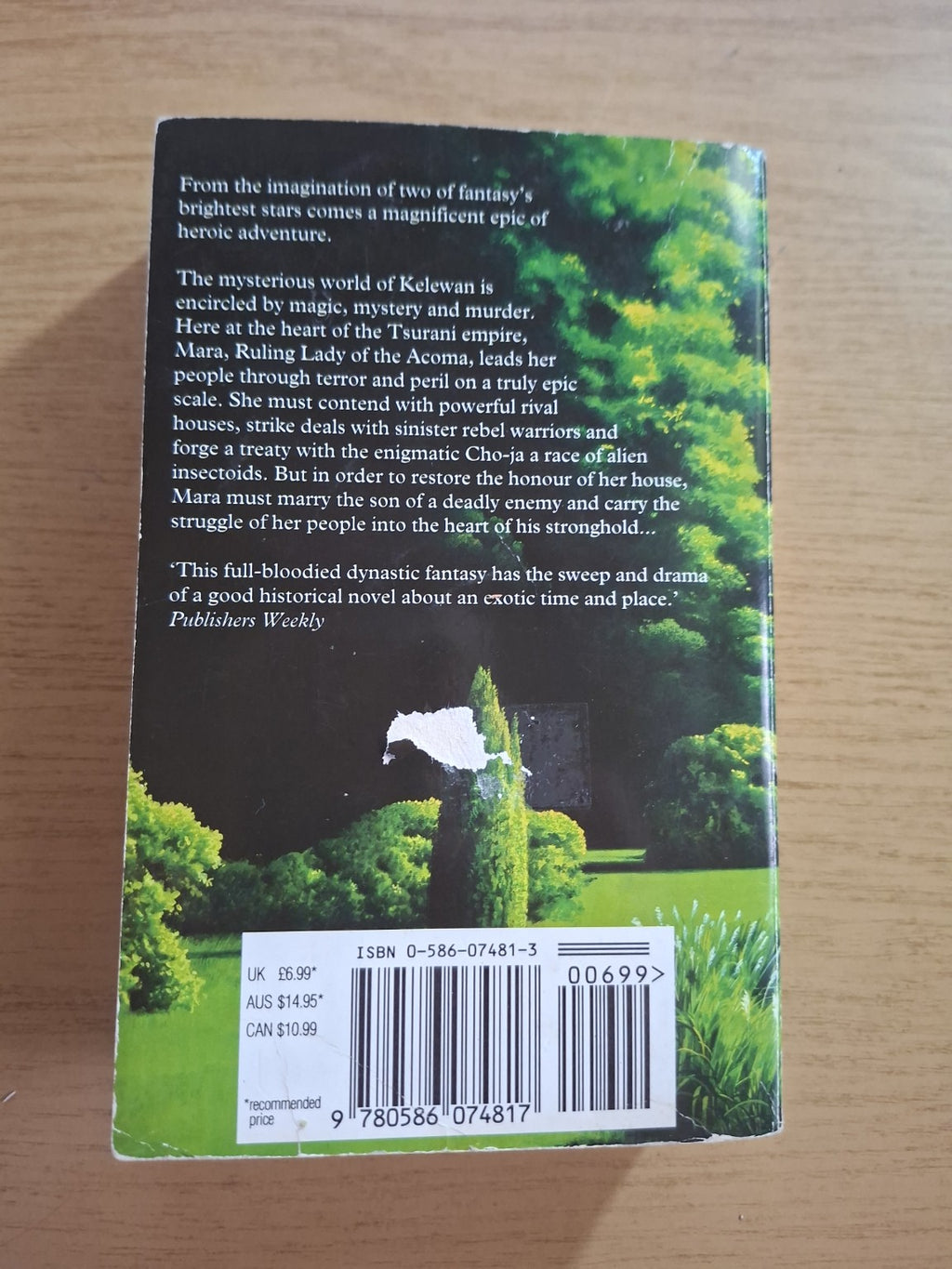 Daughter of the Empire – Raymond E. Feist & Janny Wurts (Second Hand Book)