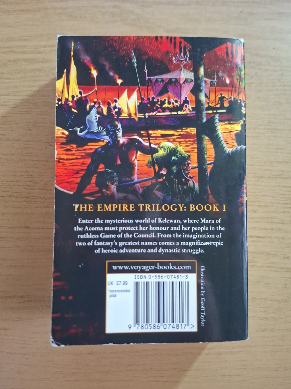 Daughter of the Empire – Raymond E. Feist & Janny Wurts (Second Hand Book)