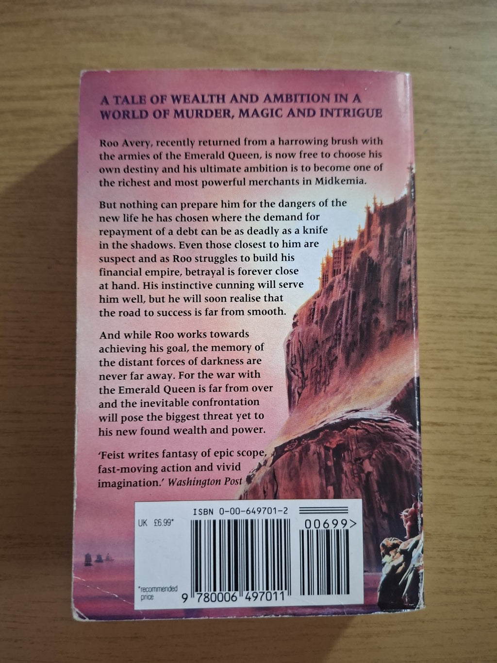 Rise of a Merchant Prince – Raymond E. Feist (Second Hand Book)